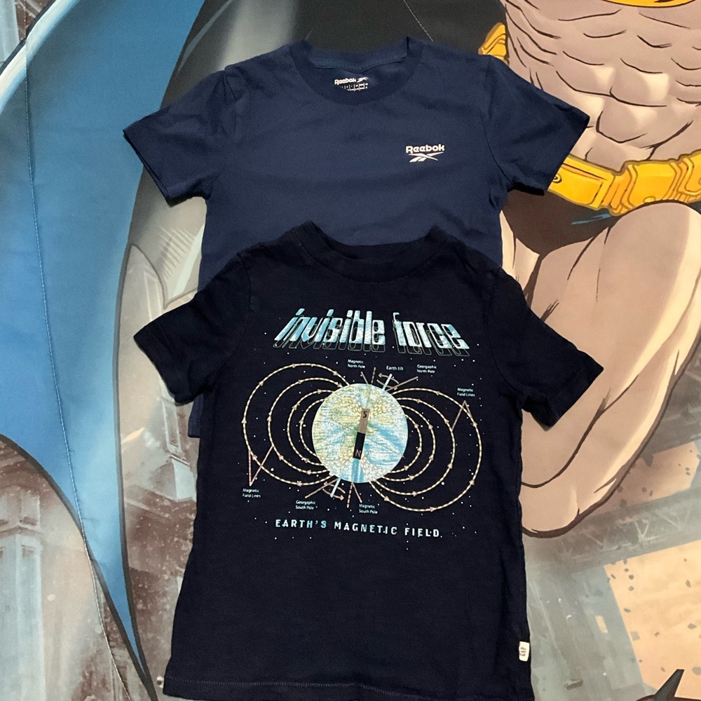 Reebok Blue Short Sleeve Tees